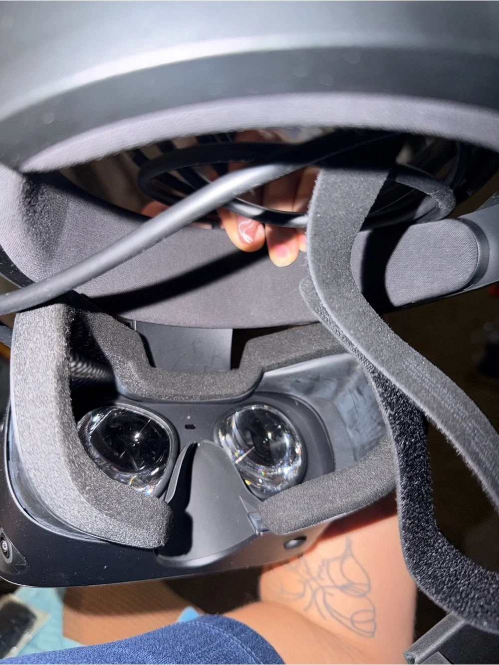 Oculus rift headset